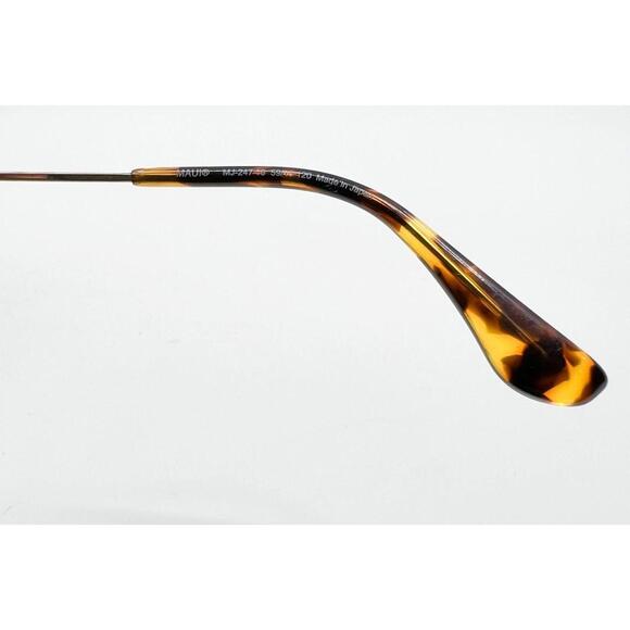 Maui Jim Cliff House MJ247-16 Gold Bronze Polarized Sunglasses 59-15-120 8554 - Picture 7 of 8